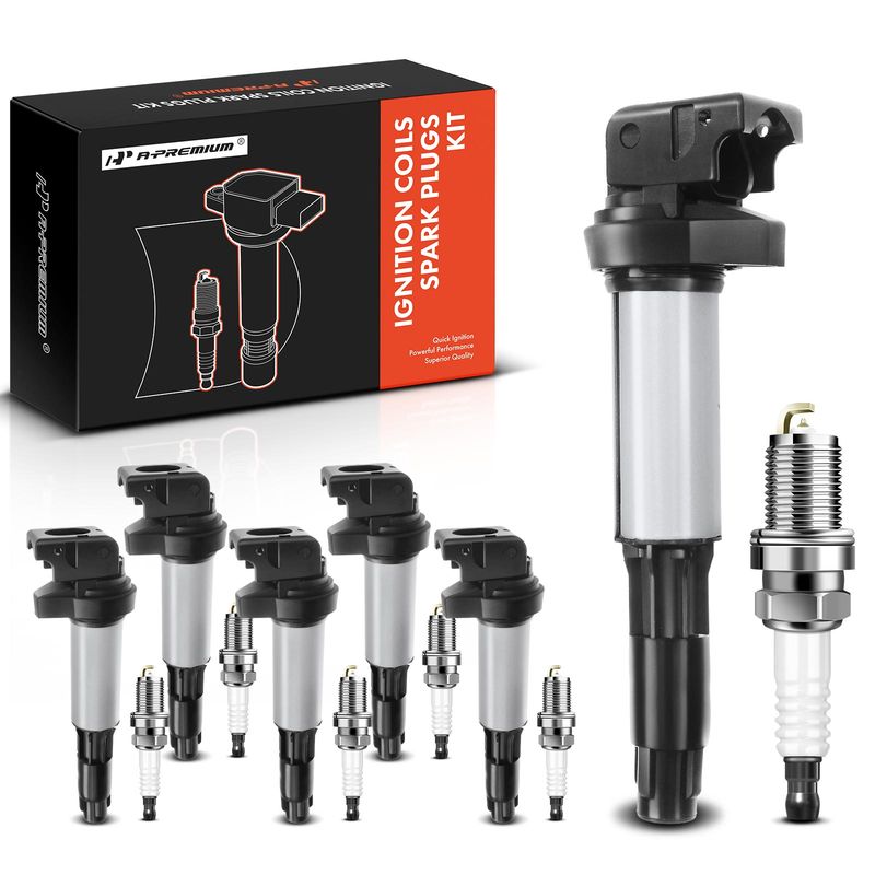 6x Ignition Coil & IRIDIUM Spark Plug Kits for BMW E46 E60 E65 E83 320i M3 X5 Z4