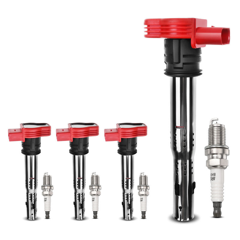 4x Ignition Coil & IRIDIUM Spark Plug Kits for Audi A4 A5 Q7 Porsche Volkswagen