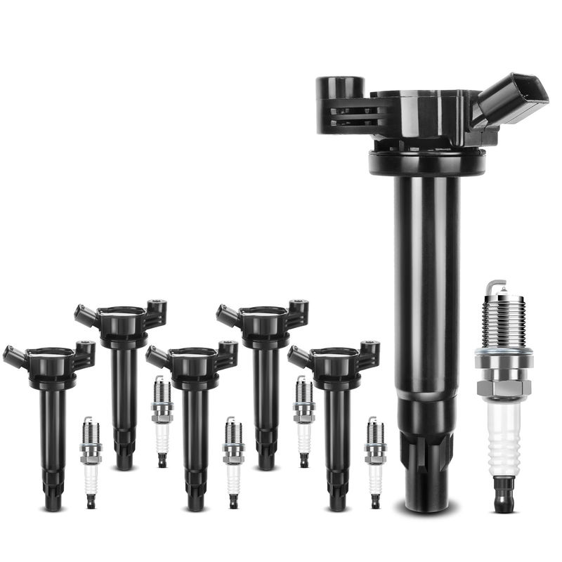 6x Ignition Coil & IRIDIUM Spark Plug Kits for Toyota Camry 2004-2006 Highlander