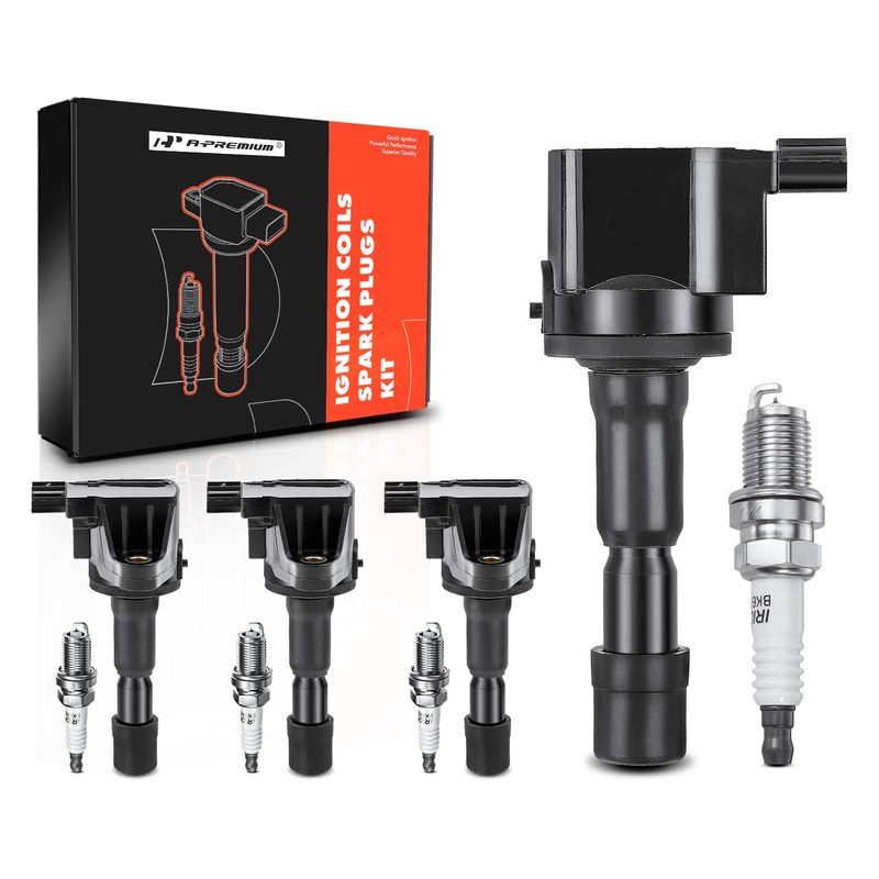 4x Ignition Coil & IRIDIUM Spark Plug Kits for Honda CR-Z 2011-2016 L4 1.5L