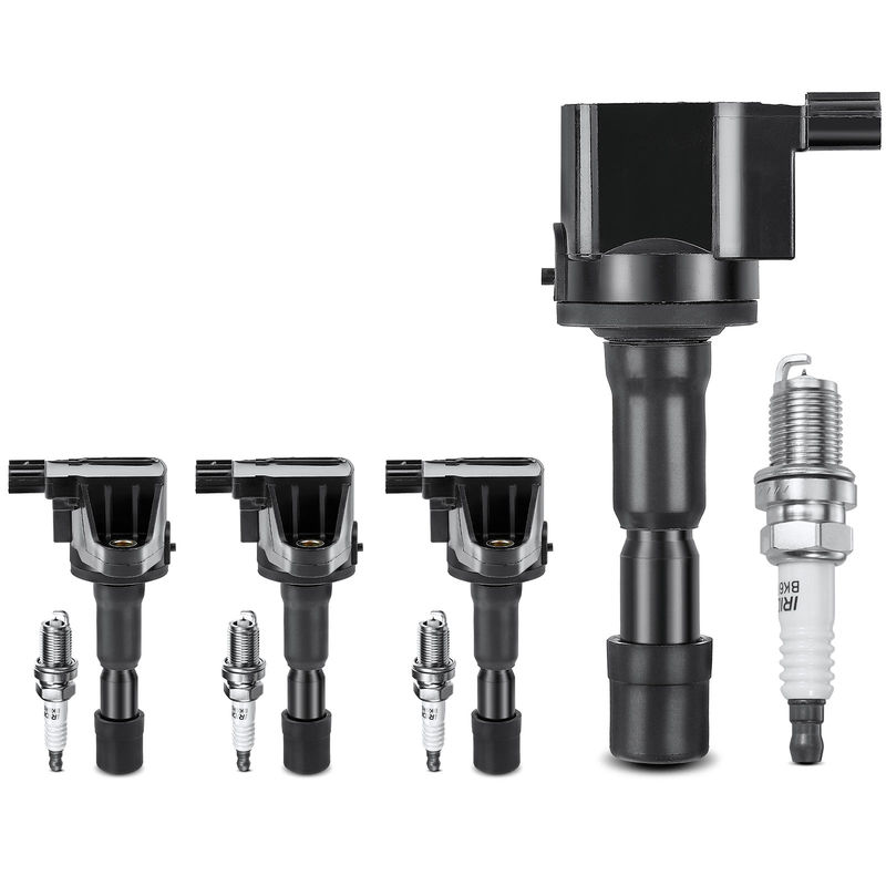 4x Ignition Coil & IRIDIUM Spark Plug Kits for Honda CR-Z 2011-2016 L4 1.5L