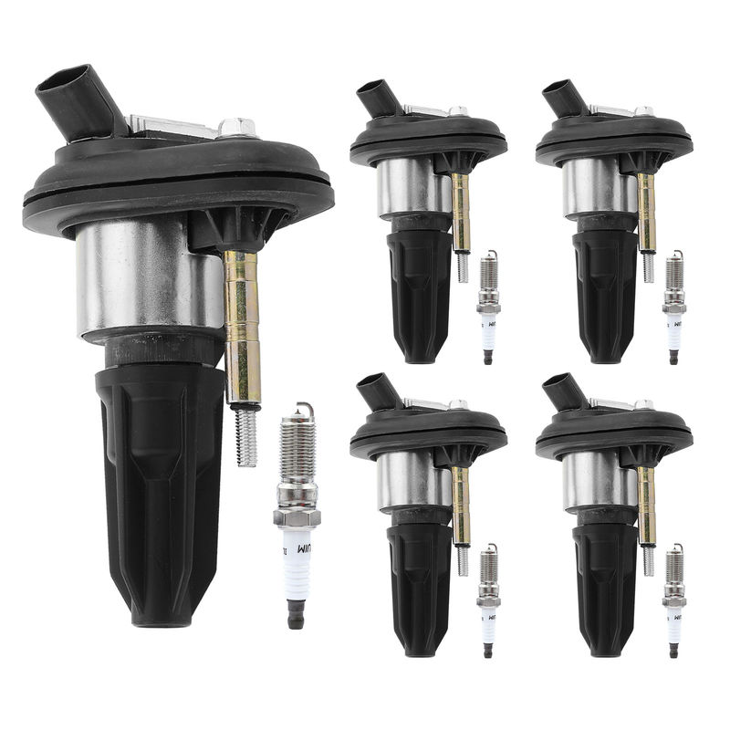 5x Black Ignition Coil & IRIDIUM Spark Plug Kits for Chevrolet Colorado GMC Hummer