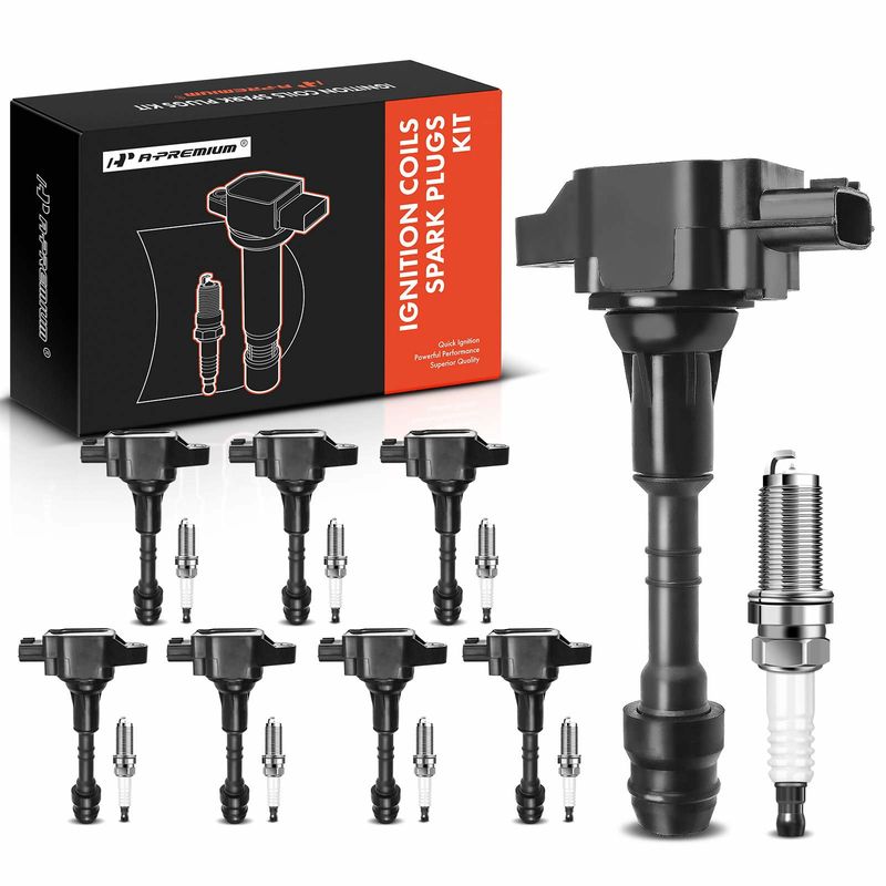 8x Ignition Coil & IRIDIUM Spark Plug Kits for Nissan Armada Titan INFINITI QX56