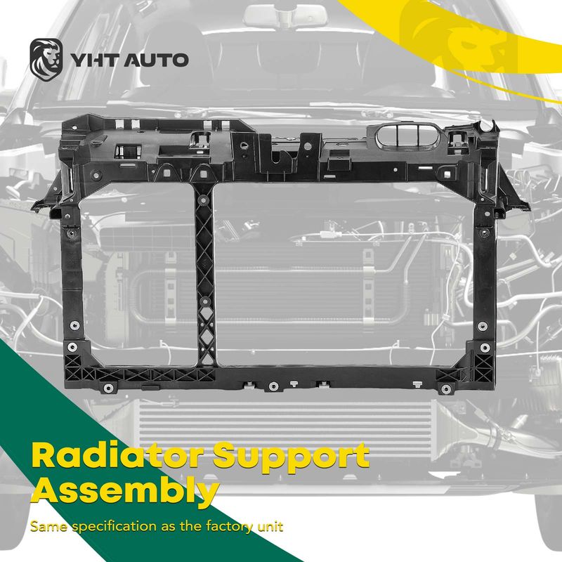 Radiator Support Assembly for Ford Fiesta 2011-2019 L4 1.6L Sedan Hatchback
