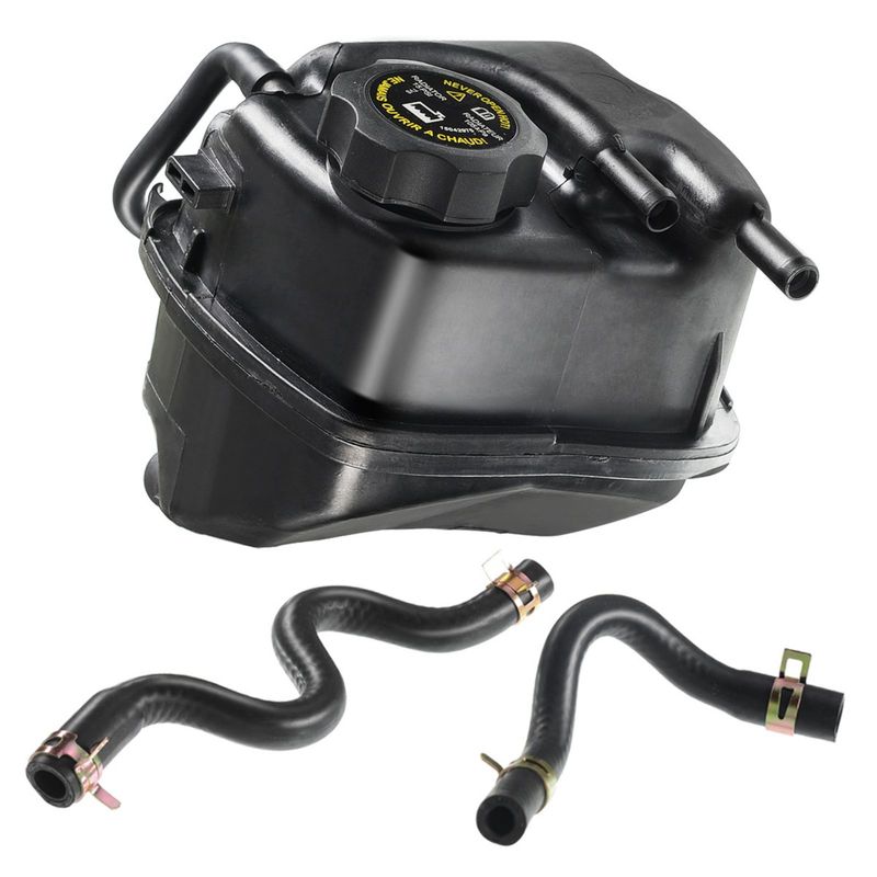 Engine Coolant Expansion Tank with Cap for Saab 9-3 2006-2009 V6 2.8L