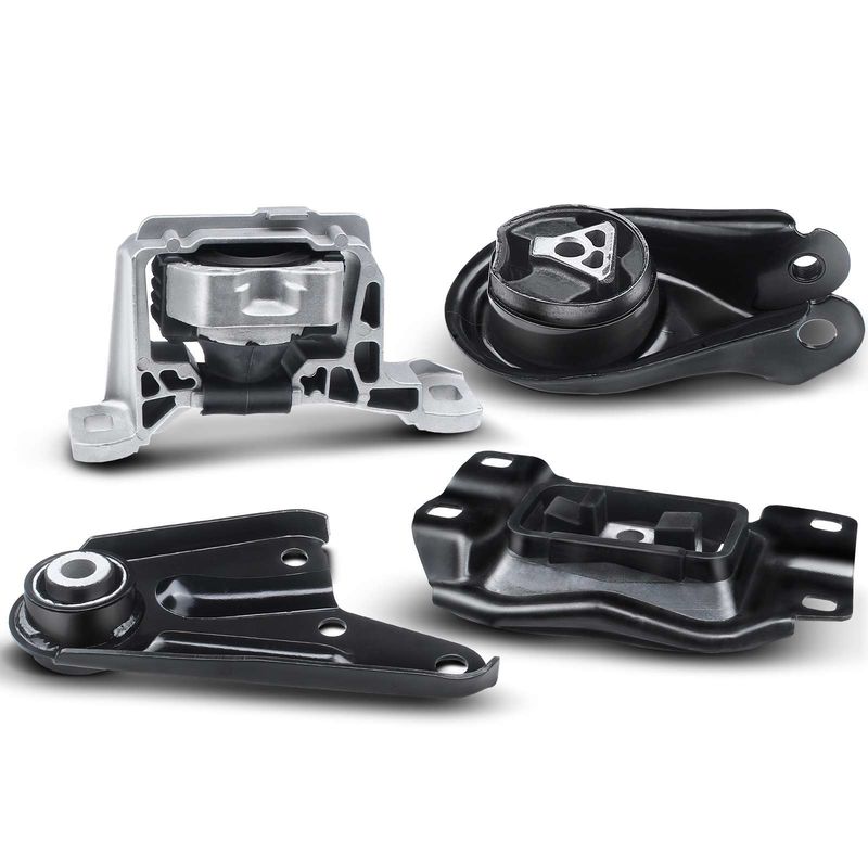 4x Engine Motor & Transmission & Torque Strut Mount for Mazda 3 2004-2009 L4 2.0L