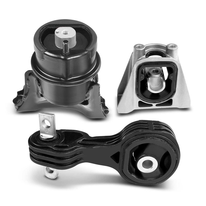 3x Engine Motor & Transmission Mount for Honda Civic 2006-2011 L4 1.3L SOHC
