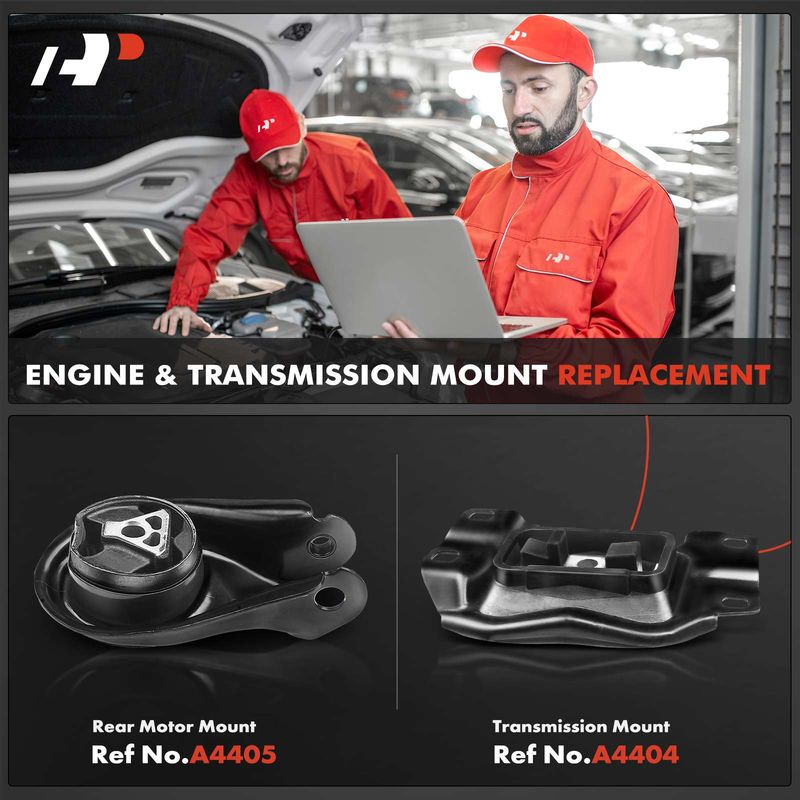 2x Engine Motor & Transmission Mount for Mazda 3 2004 2005 2006-2009 2.0L 2.3L