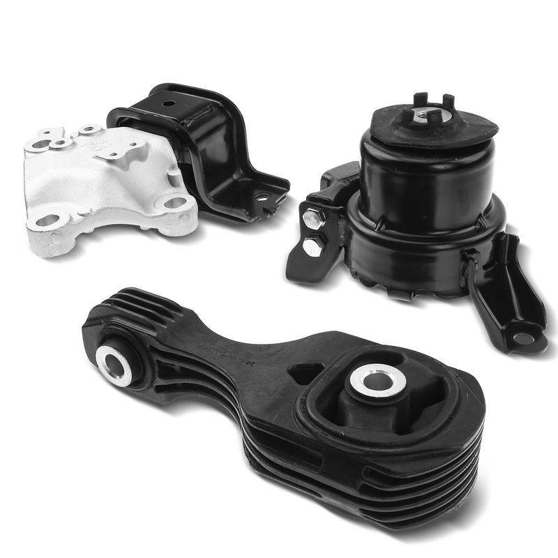 3x Engine Motor & Transmission Mount for Honda Fit 2015-2020 L4 1.5L Automatic