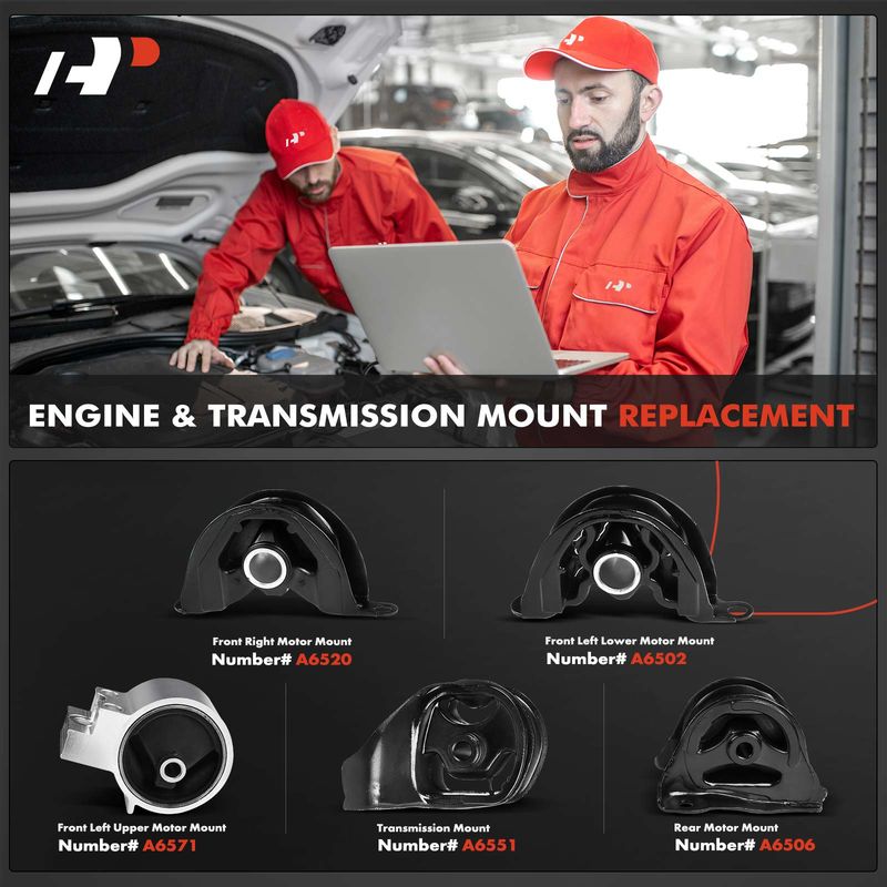 5x Engine Motor & Transmission Mount for Acura Integra 94-01 L4 1.8L Automatic