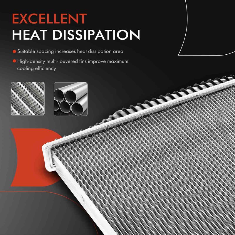 Radiator with Transmission Oil Cooler for Ford F-150 2011-2014 V6 3.7L V8 5.0L