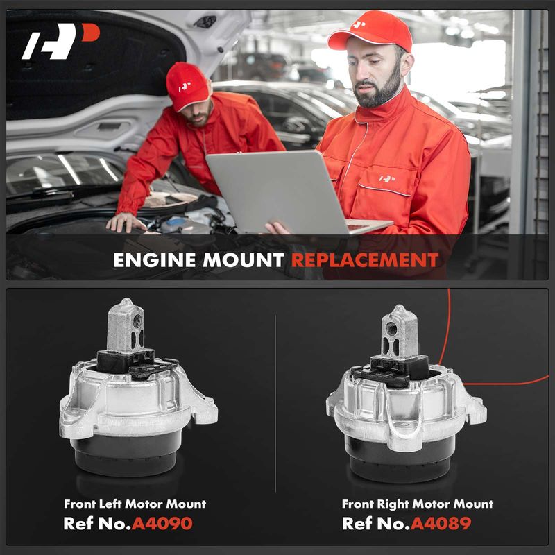 2x Engine Motor Mount for BMW F10 528i 2011 535i 2011-2016 640i