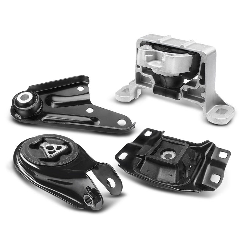 4x Engine Motor & Transmission & Torque Strut Mount for Mazda 3 L4 2.3L Without Turbo