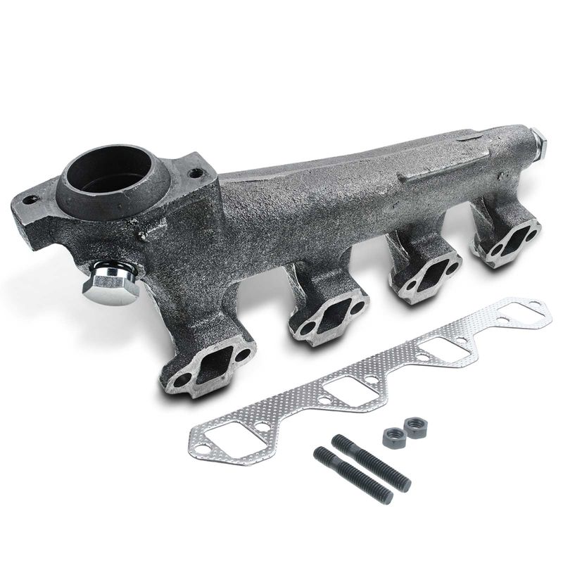 Right Exhaust Manifold with Gasket for Ford E-150 Econoline F-150 250 350 5.8L