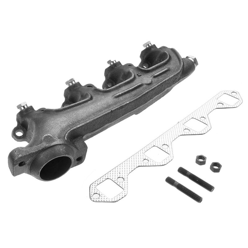 Right Exhaust Manifold with Gasket for Ford E-150 Econoline F-150 250 350 5.8L