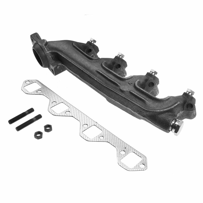 Right Exhaust Manifold with Gasket for Ford E-150 Econoline F-150 250 350 5.8L