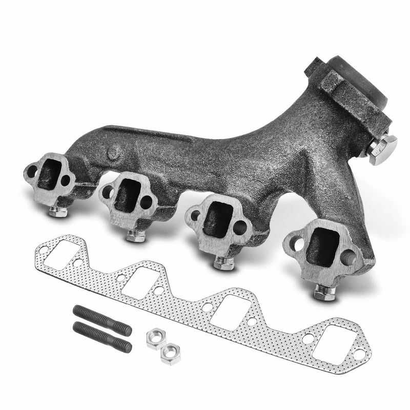 Left Exhaust Manifold with Gasket for Ford E-150 Econoline F-150 250 350 5.8L