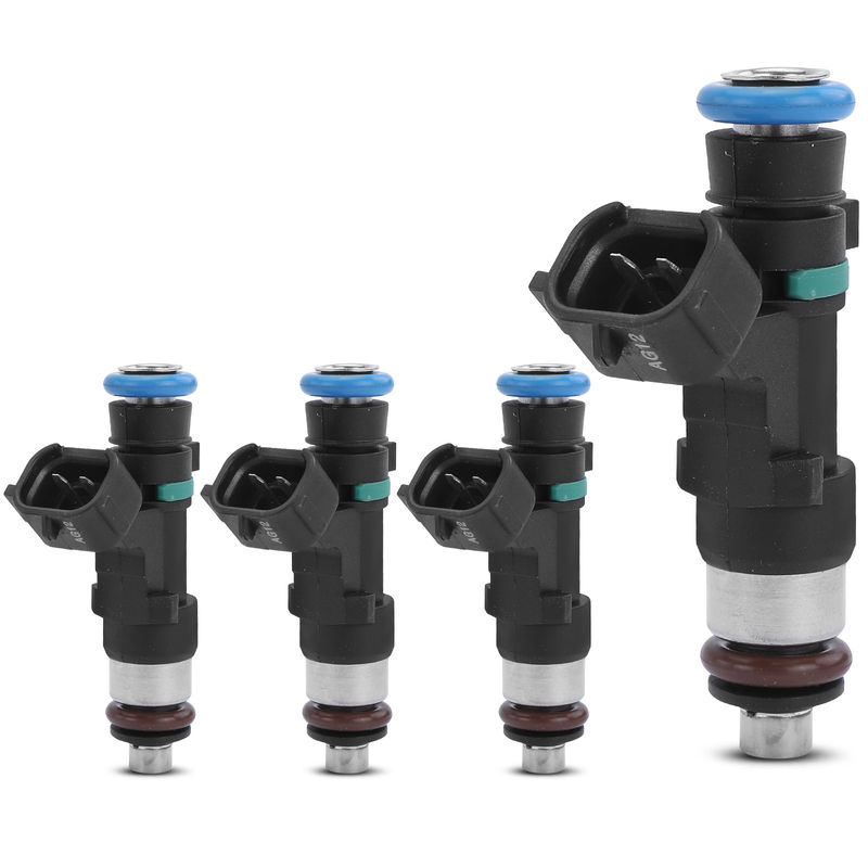 4x Black Fuel Injectors for Nissan Altima 2007-2013 Rogue Sentra L4 2.5L