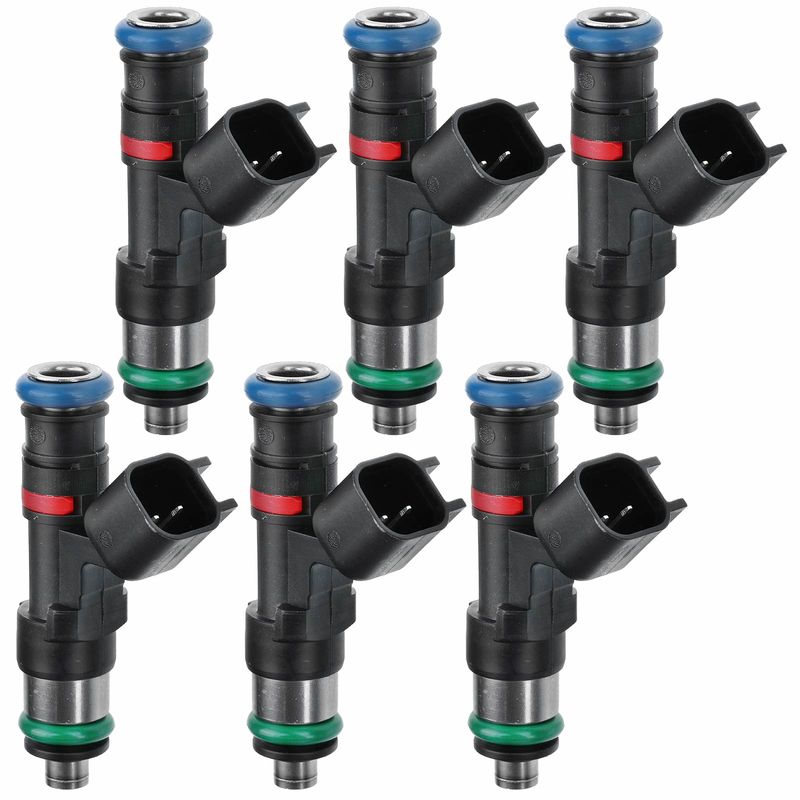 6x Fuel Injectors for Buick Enclave Chevrolet Colorado GMC Acadia Saturn V6 3.6L