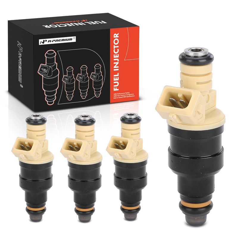 4x Fuel Injector for Volkswagen Golf 1993-1998 Jetta Passat Cabrio L4 2.0L SOHC