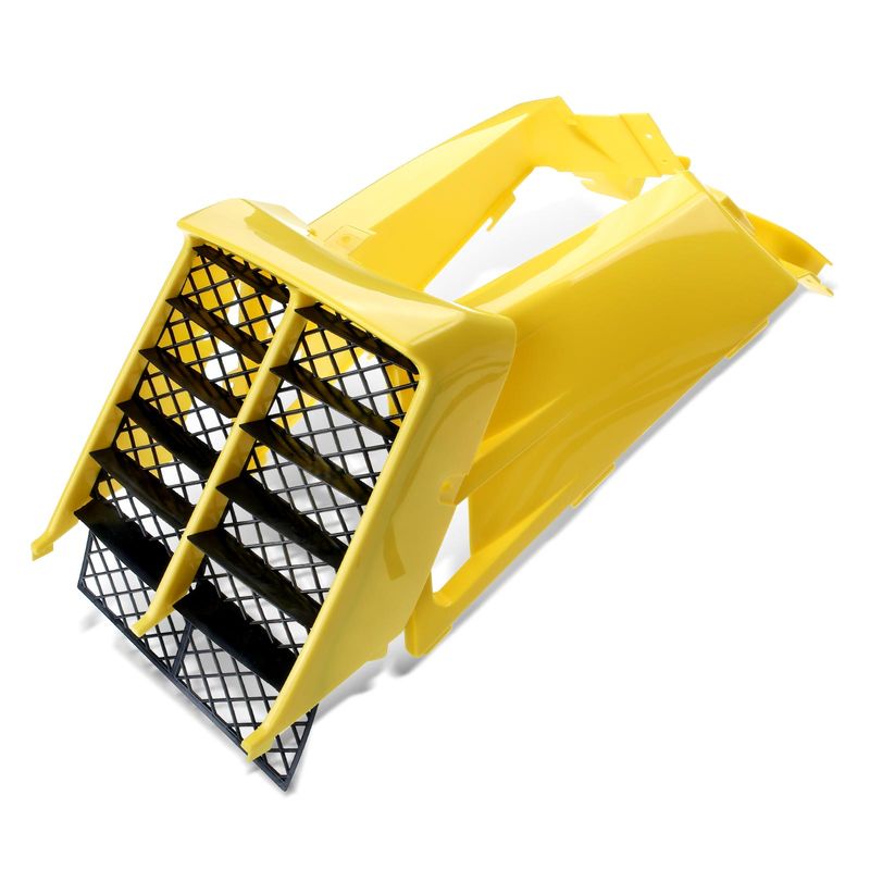 Yellow Plastic Gas Tank Side Covers with Grill for Yamaha Banshee 350 YFZ350