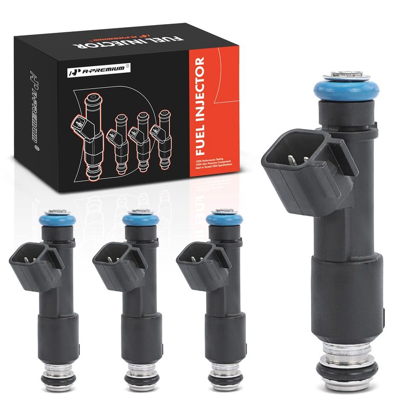 4x Black Fuel Injectors for Chevrolet Optra 06-07 Suzuki Forenza Reno 06-08 2.0L