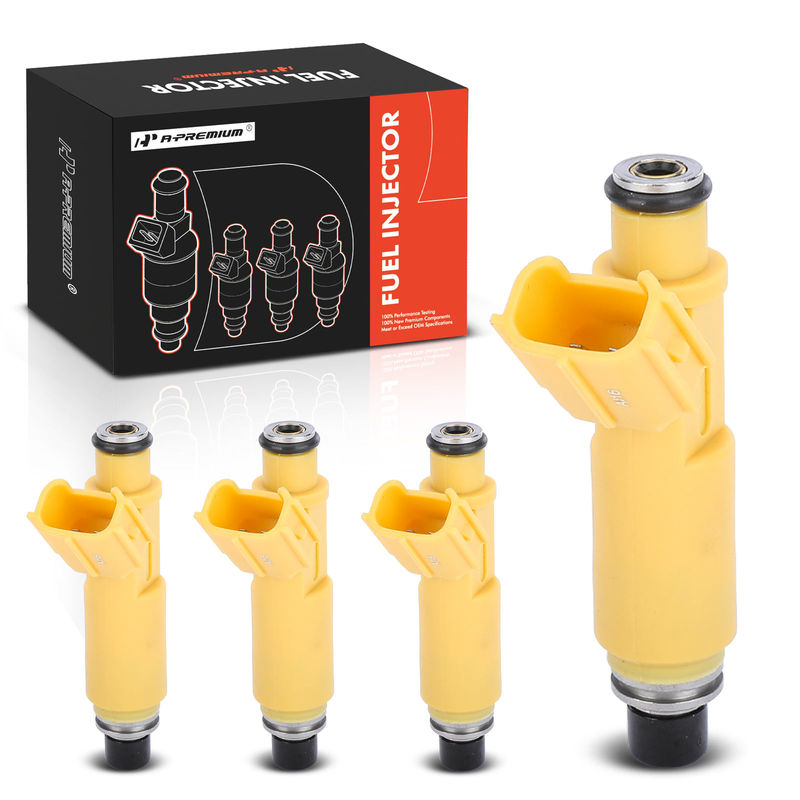 4x Fuel Injector with O-ring for Toyota RAV4 2001-2003 L4 2.0L GAS