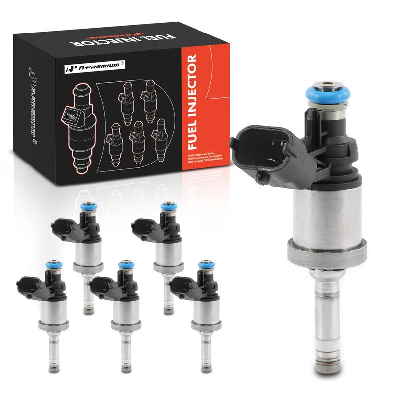6x Black Fuel Injectors for Chevrolet Camaro Traverse GMC Acadia Buick Cadillac