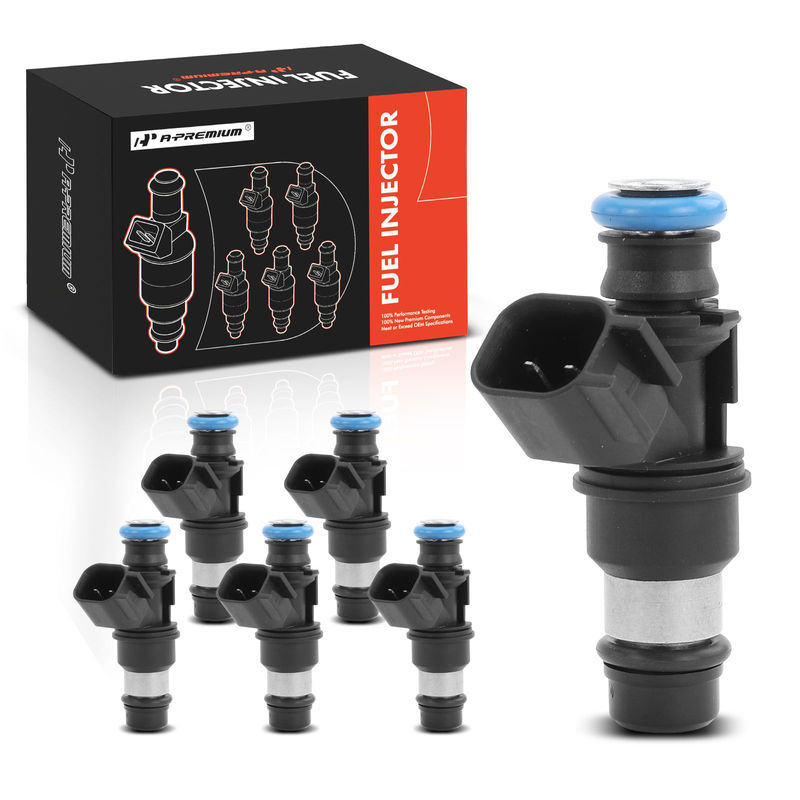 6x Black Fuel Injectors for Chevrolet Malibu Uplander Pontiac G6 Buick Terraza