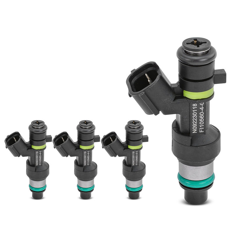 4x Black Fuel Injectors for Nissan Versa 2007-2012 Cube 2009-2014 NV200 Sentra