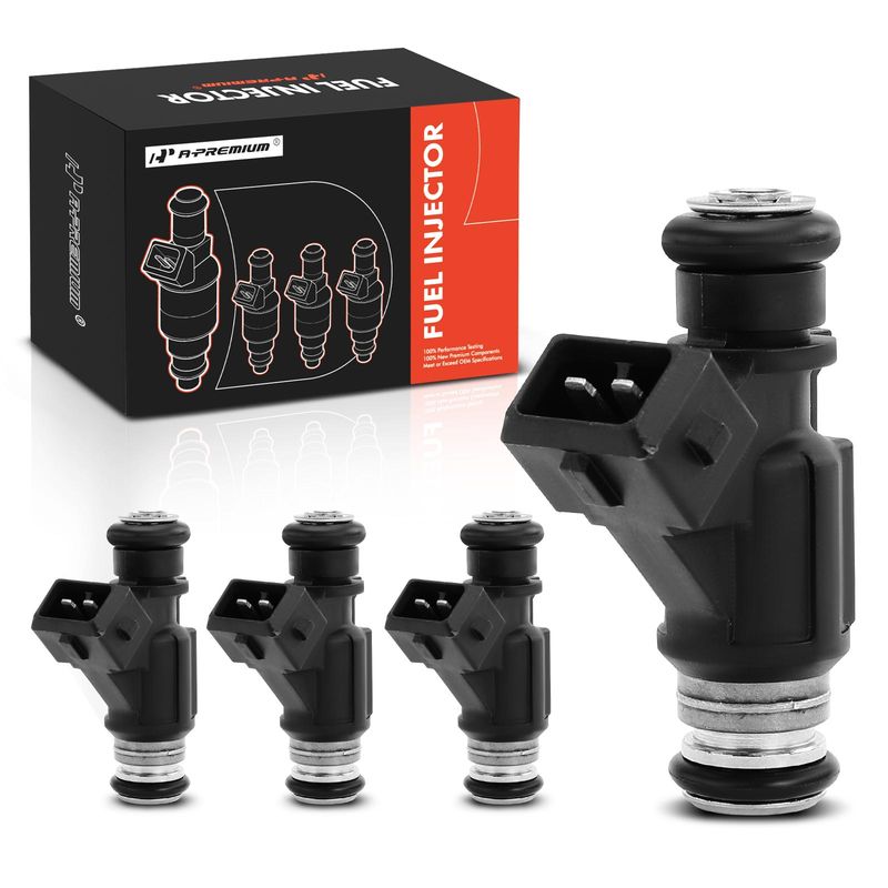 4x Black Fuel Injectors for Mercury Mariner 2002-2006 Outboard Motor 60HP L4 2.3L