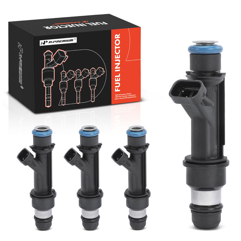 4x Black Fuel Injectors for Chevrolet Cavalier Pontiac Sunfire 2003-2005 L4 2.2L