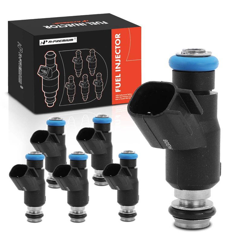 6x Fuel Injector for Hyundai Entourage Genesis Azera Kia Amanti Sedona Sorento