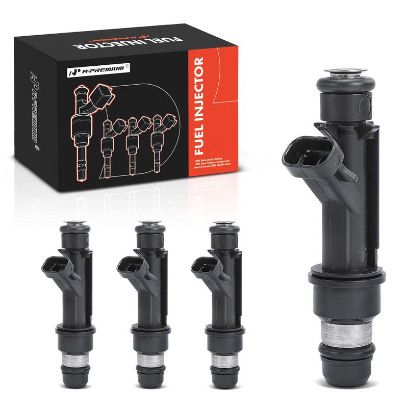 4x Black Fuel Injectors for Chevy Cavalier Pontiac Sunfire 2000-2002 L4 2.4L GAS