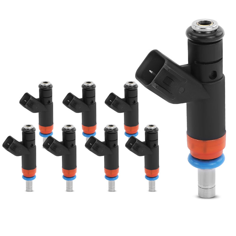 8x Black Fuel Injectors for Jeep Grand Cherokee Dodge Ram 1500 2500 Chrysler 300