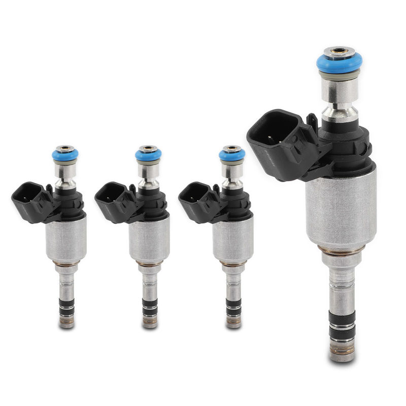 4x Black Fuel Injectors for Chevrolet Malibu Camaro Cadillac CTS ATS Buick 2.0L