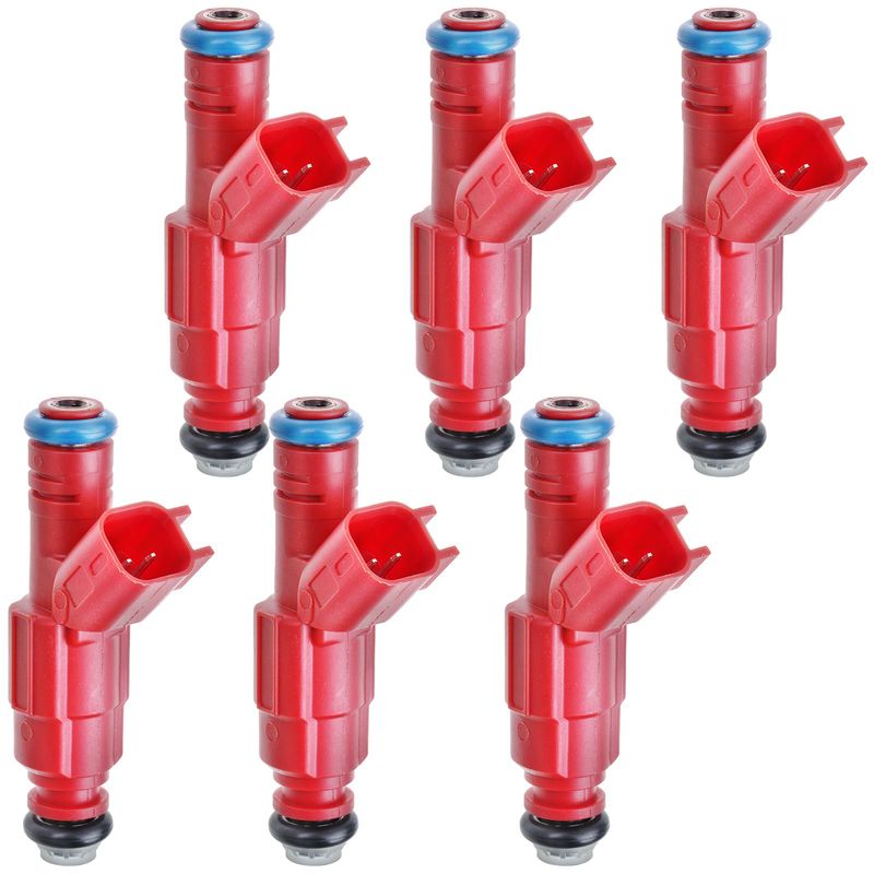 6x Fuel Injectors for Jeep WJ Grand Cherokee 99-04 Cherokee Wrangler TJ L6 4.0L
