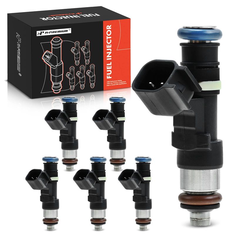 6x Fuel Injectors for Ford Explorer Mercury Mountaineer 2005 V6 4.0L Flex