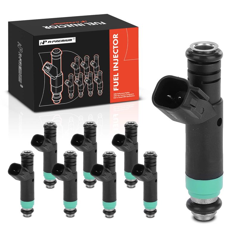 8x Fuel Injector for Chrysler Aspen Dodge Dakota Ram 1500 Jeep Mitsubishi 4.7L
