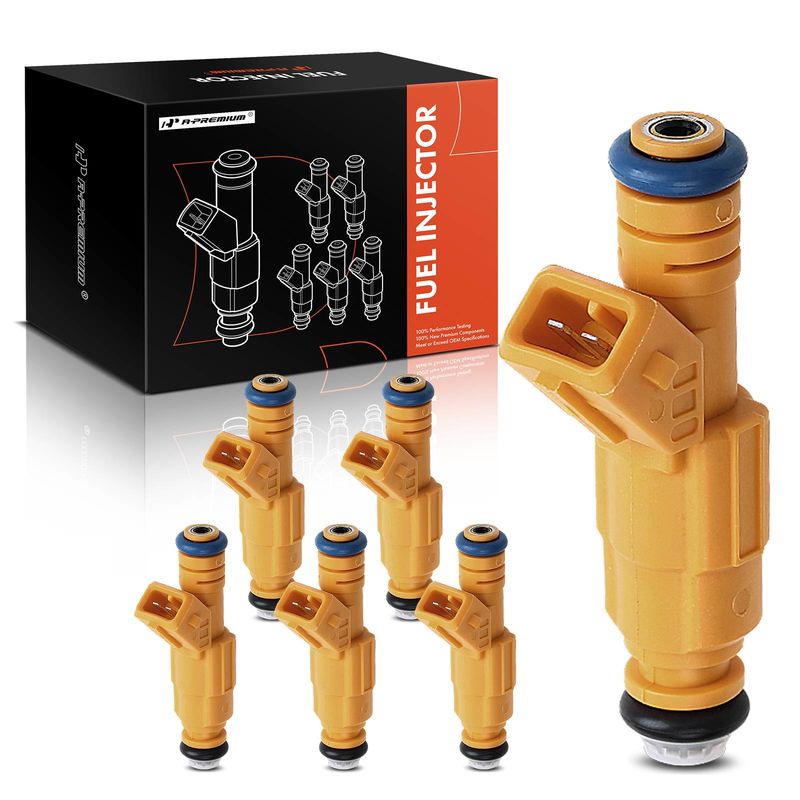 6x Fuel Injector for Jeep Grand Cherokee 1993-1998 Wrangler Comanche ZJ Jeep L6