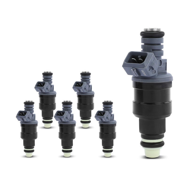 6x Black Fuel Injectors for Ford F-150 97-98 E-150 Econoline Club Wagon Windstar
