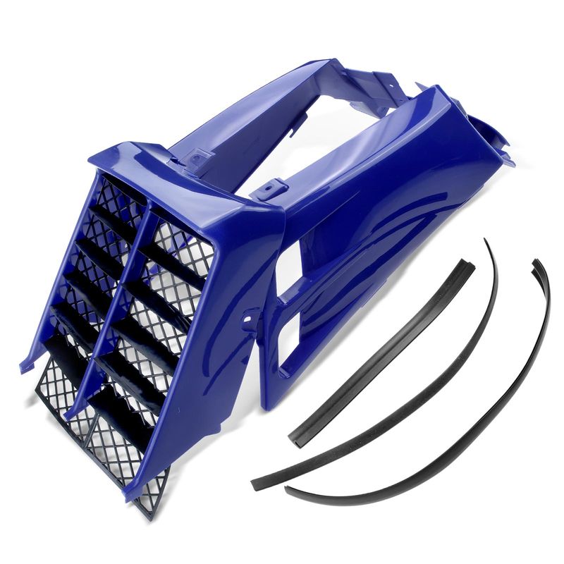 Blue Plastic Gas Tank Side Covers with Grill for Yamaha Banshee 350 YFZ350 87-06