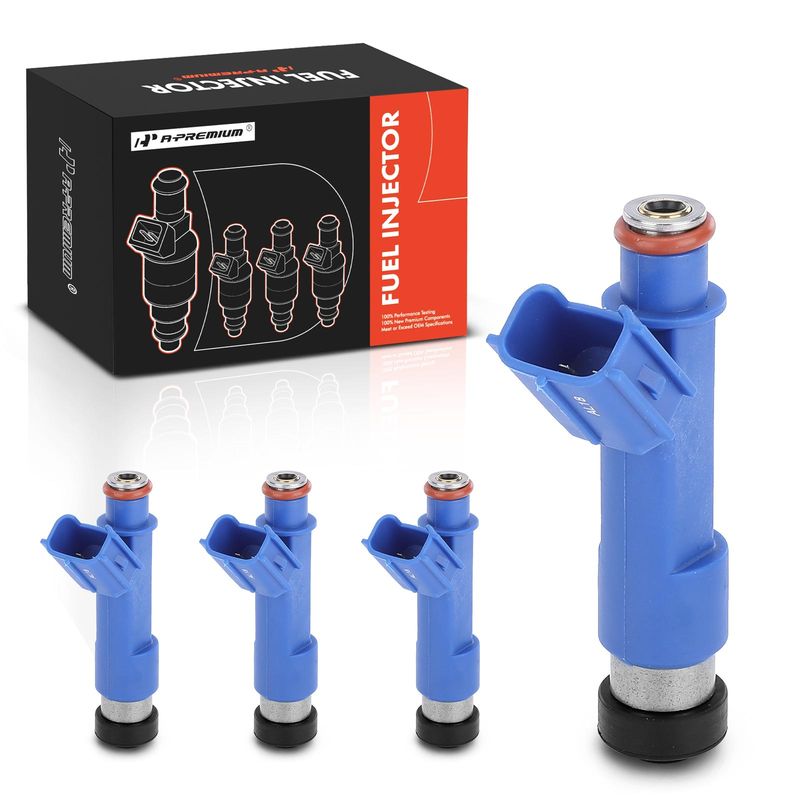 4x Fuel Injector with O-ring for Toyota Yaris 2007-2018 L4 1.5L Gas