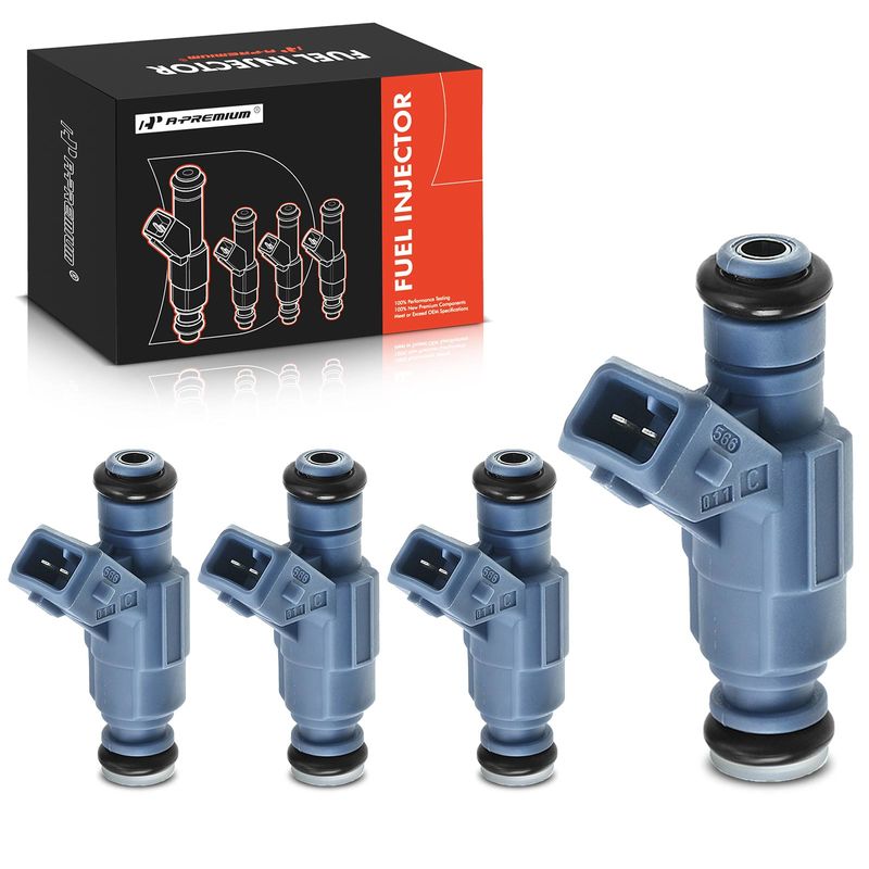 4x Fuel Injectors for Audi A4 02-06 A4 Quattro 01-05 VW Passat 2000-2005 1.8L