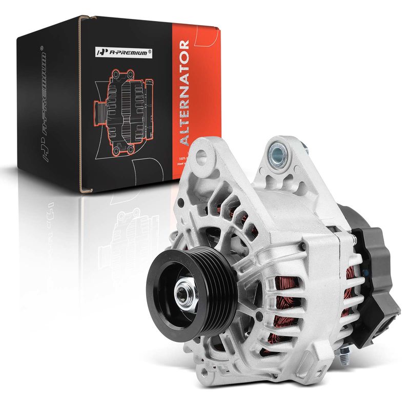 Alternator 120A 12V CW 6-Groove Pulley for Hyundai Tucson 2014-2015 L4 2.0L