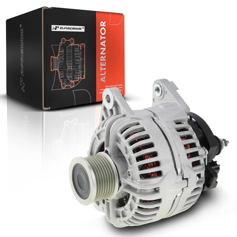 Alternator 136A 12V CW 8-Groove Clutch Pulley for Dodge Ram 2500 Ram 3500 4500