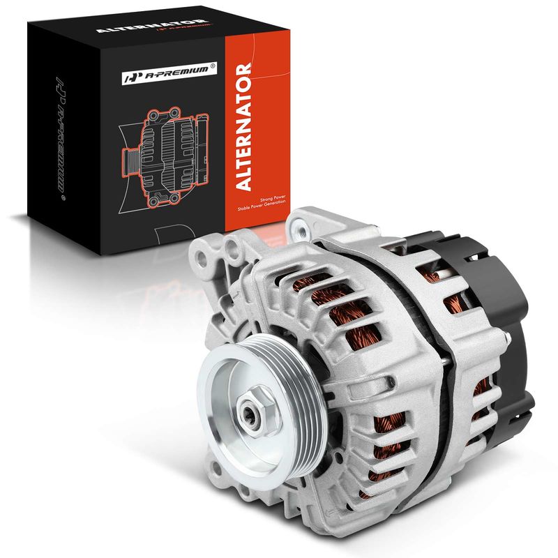Alternator 180A 12V 12V CW 5-Groove Pulley for Audi S5 2008 2009 2010 V8 4.2L