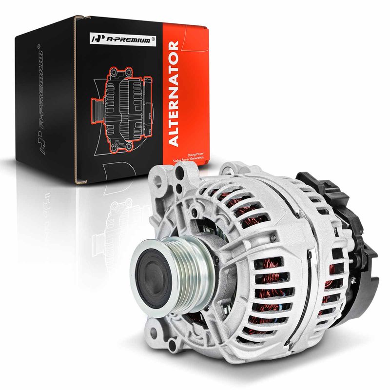 Alternator 140A 12V CW 5-Groove Pulley for VW Golf 10-14 Jetta Rabbit L5 2.5L