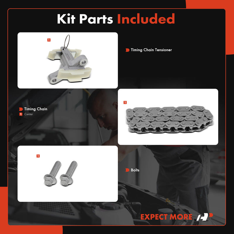 4x Engine Timing Chain Kit for Citroen C5 09-14 Jaguar XF 08-15 XJ Land Rover