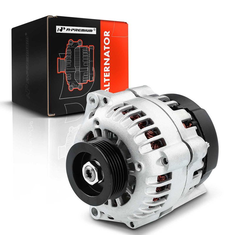 Alternator 100A 12V CW 6-Groove Pulley for Chevy Blazer S10 GMC Sonoma Olds 4.3L